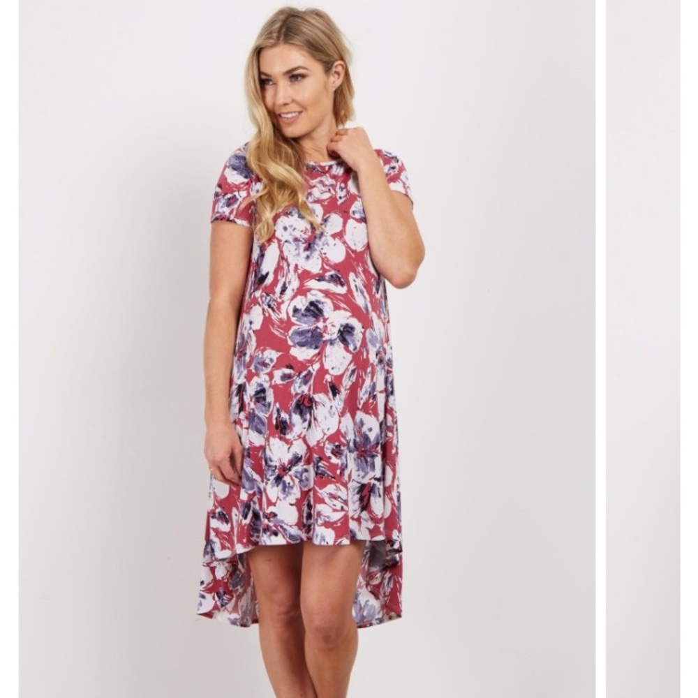 Pink Blush Maternity Dress